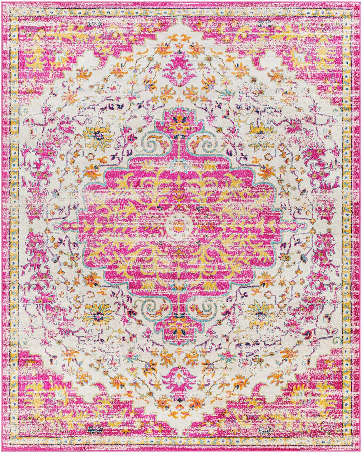 Barceloneta Pink And Ivory Traditional Style Area Rug - The Rug Decor