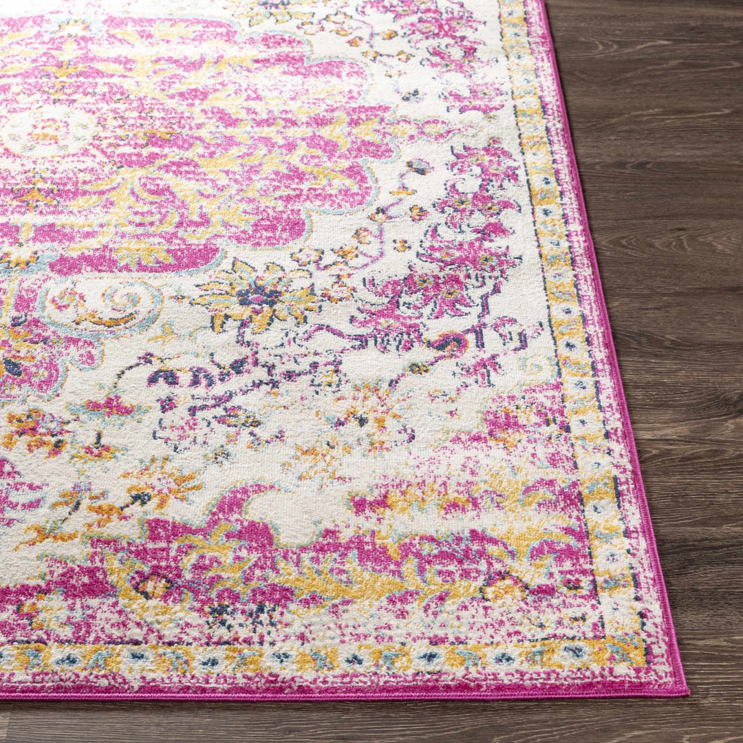Barceloneta Pink And Ivory Traditional Style Area Rug - The Rug Decor