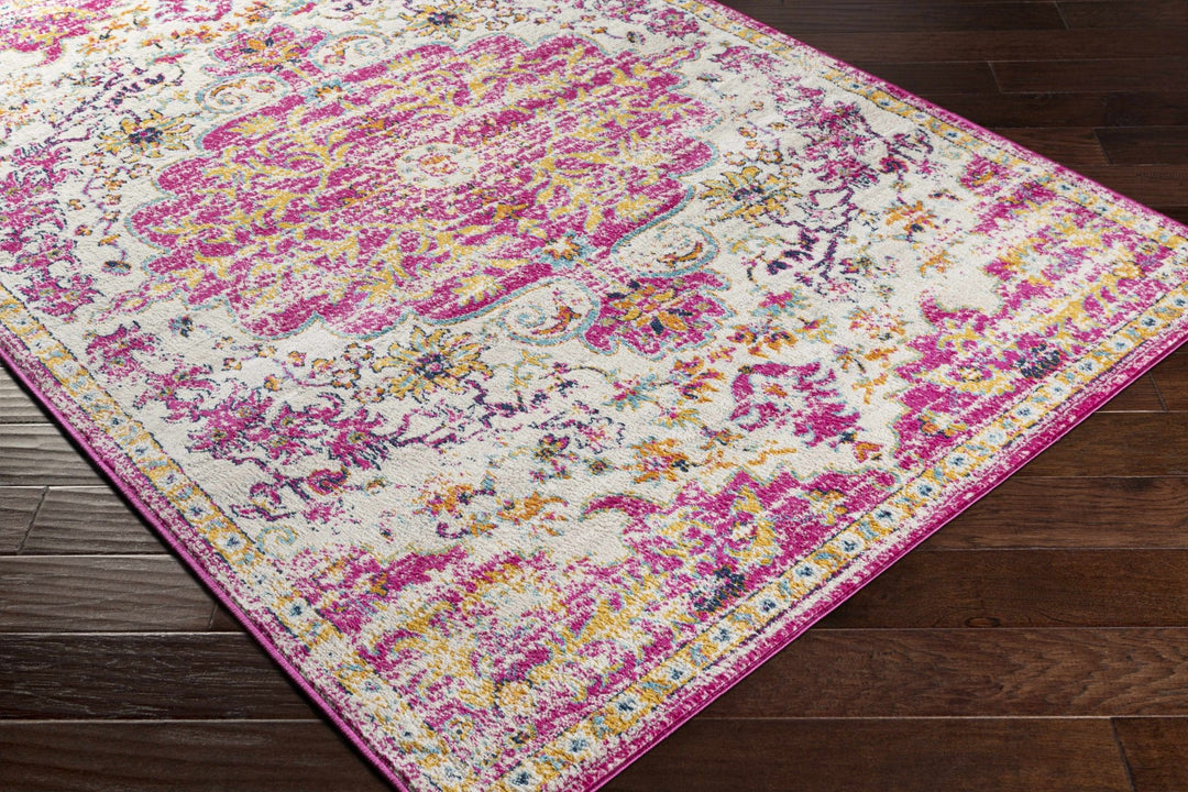 Barceloneta Pink And Ivory Traditional Style Area Rug - The Rug Decor