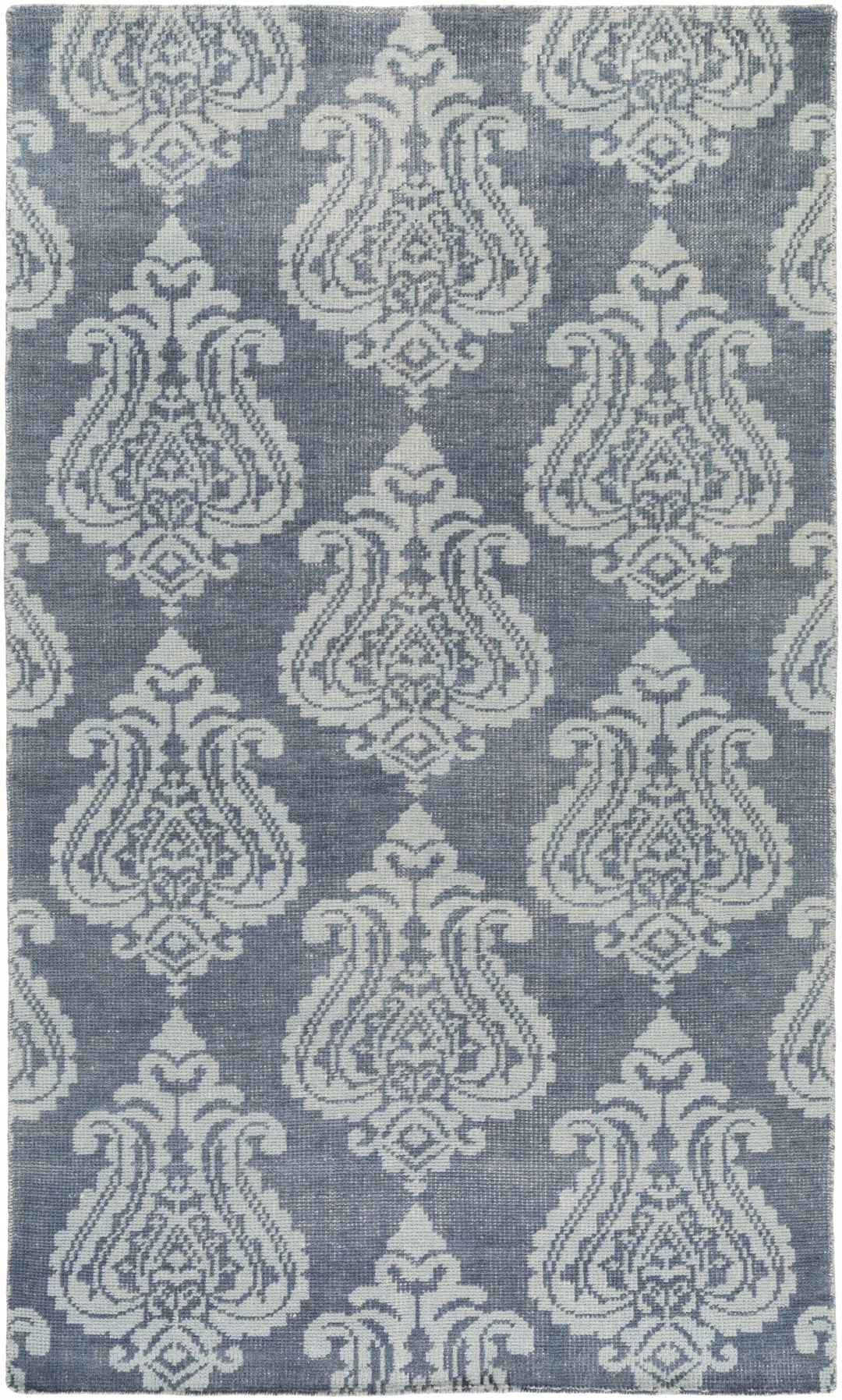 Bargersville Traditional Gray Style Hand Knotted Wool Area Rug - The Rug Decor