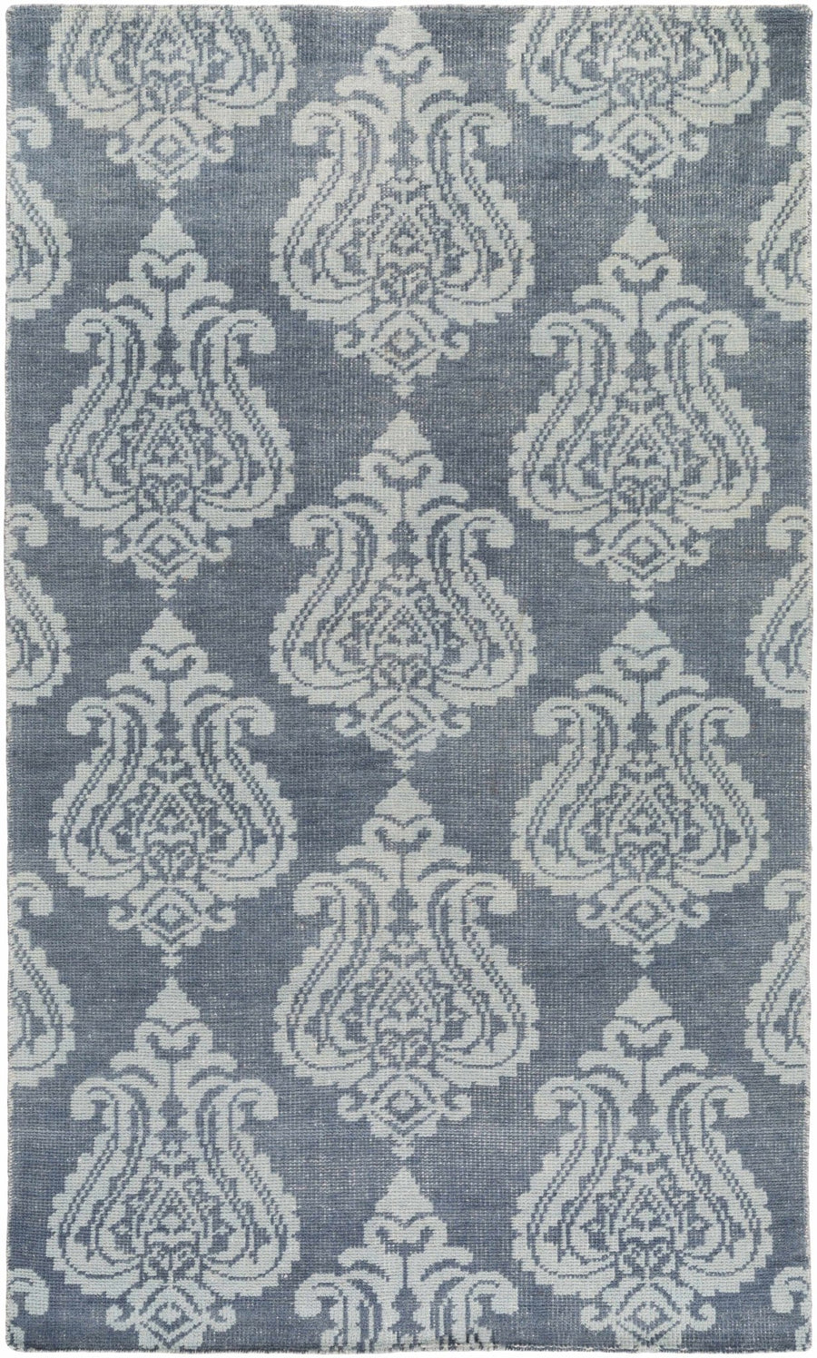 Bargersville Traditional Gray Style Hand Knotted Wool Area Rug - The Rug Decor