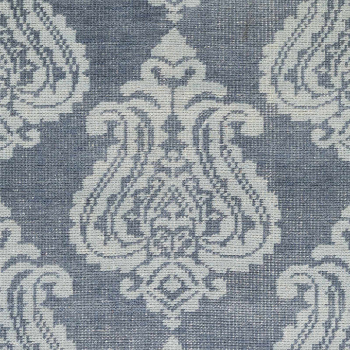 Bargersville Traditional Gray Style Hand Knotted Wool Area Rug - The Rug Decor