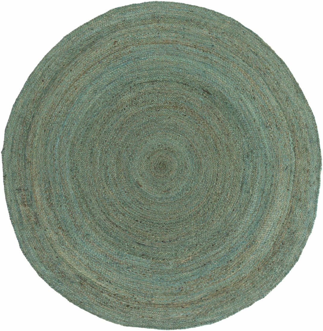 Barksdale Contemporary Green Hand Woven Jute - The Rug Decor