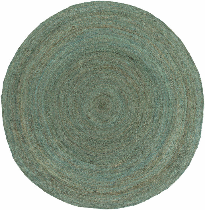 Barksdale Contemporary Green Hand Woven Jute - The Rug Decor