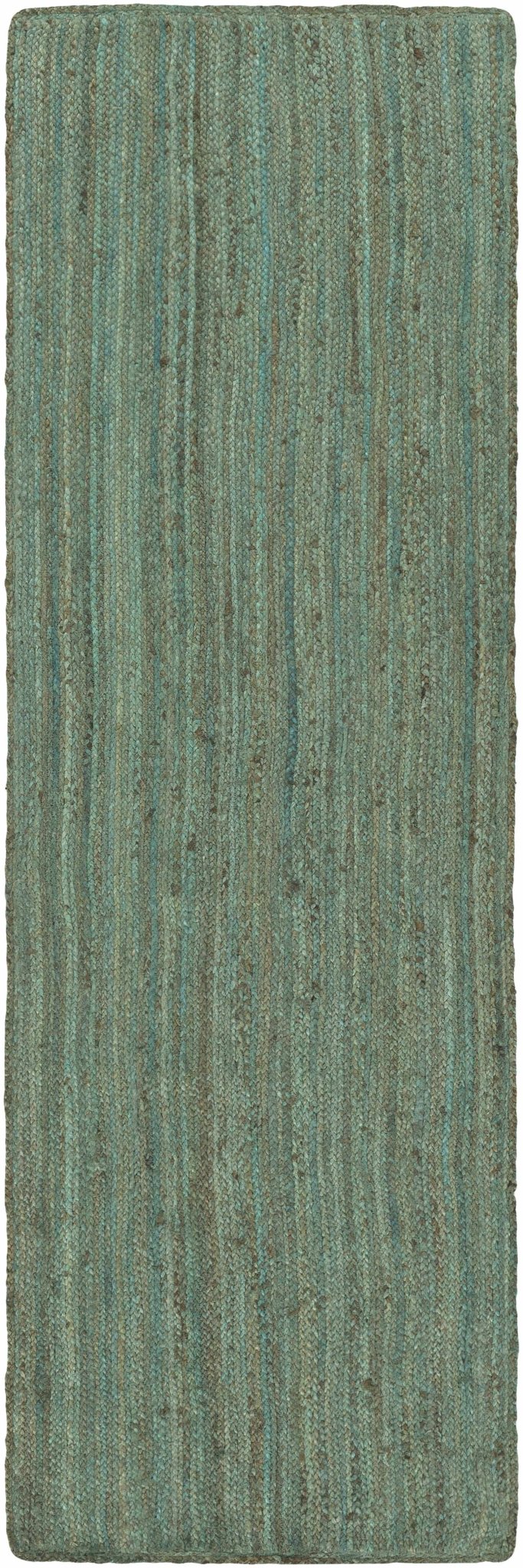 Barksdale Contemporary Green Hand Woven Jute - The Rug Decor