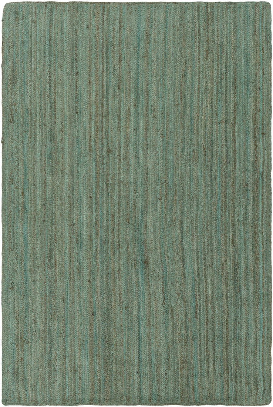 Barksdale Contemporary Green Hand Woven Jute - The Rug Decor