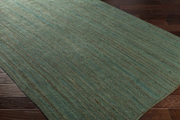 Barksdale Contemporary Green Hand Woven Jute - The Rug Decor