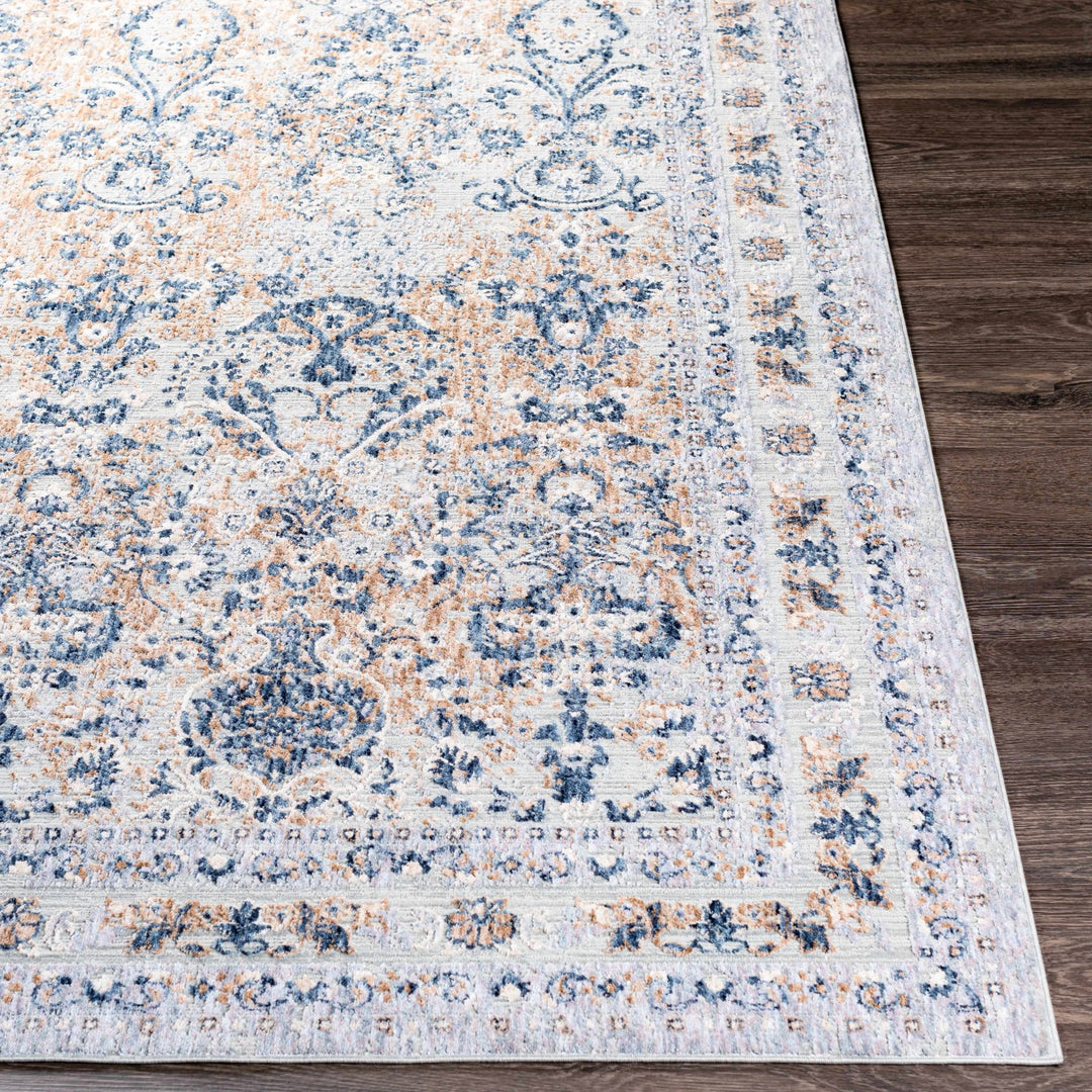 Barrie Traditional Style Gray And Brown Area Rug - The Rug Decor