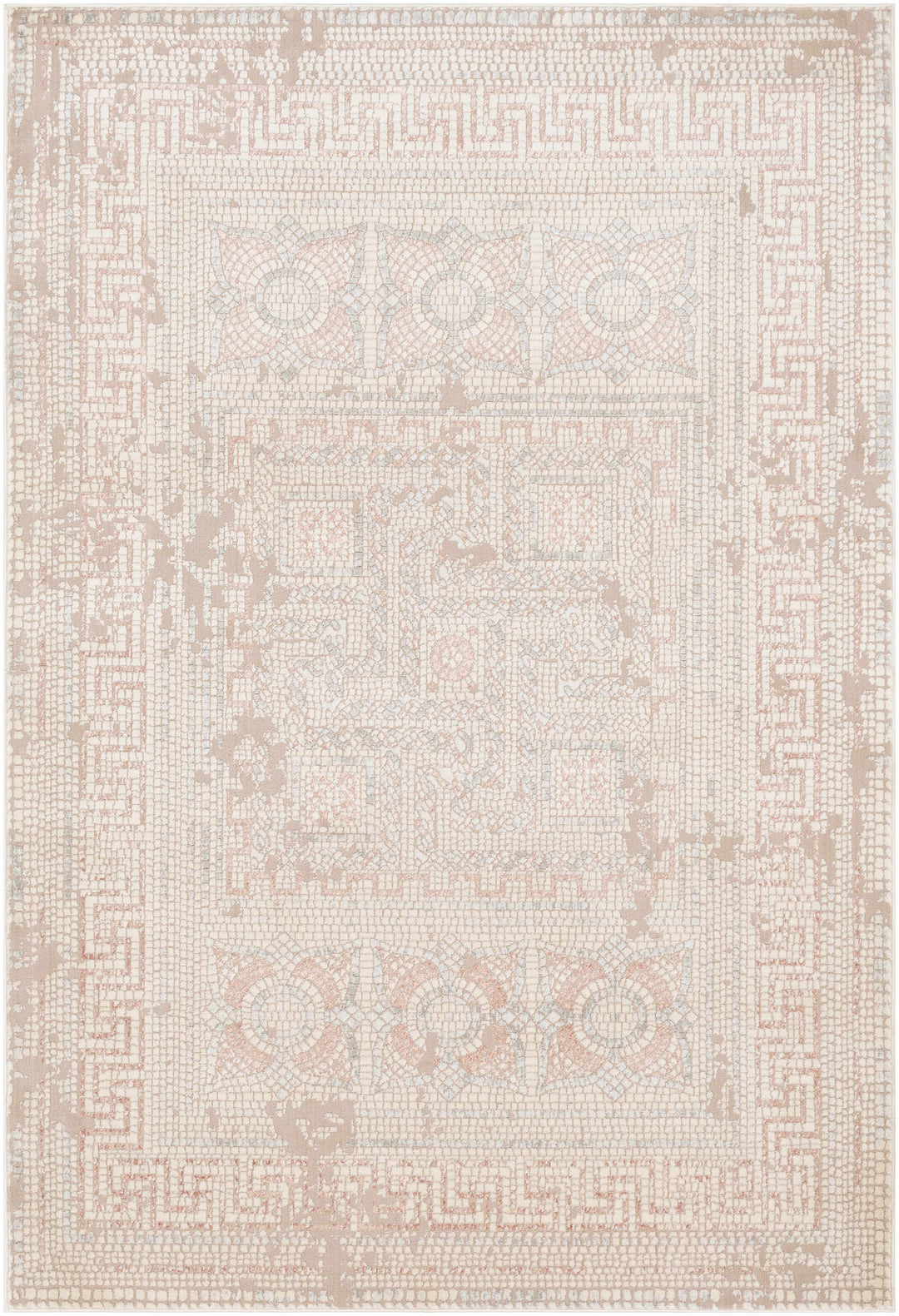 Barto Traditional Style Ivory And Beige Area Rug
