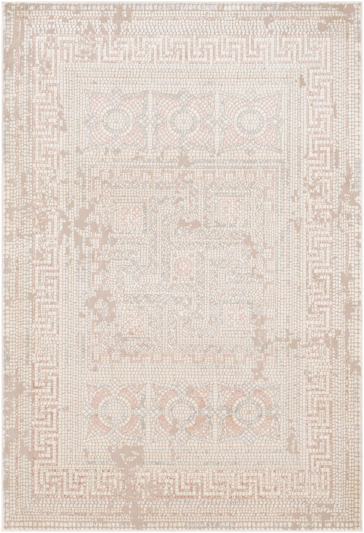 Barto Traditional Style Ivory And Beige Area Rug