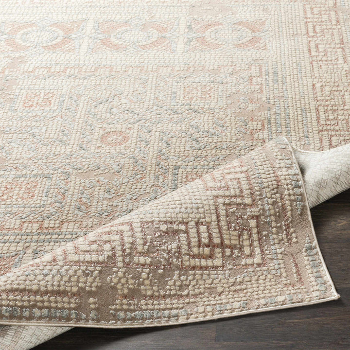 Barto Traditional Style Ivory And Beige Area Rug