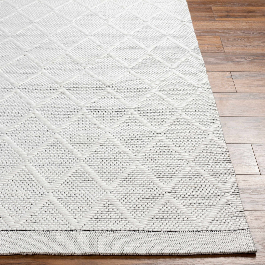 Bartimaeus Modern Geometrical White Area Rug - The Rug Decor