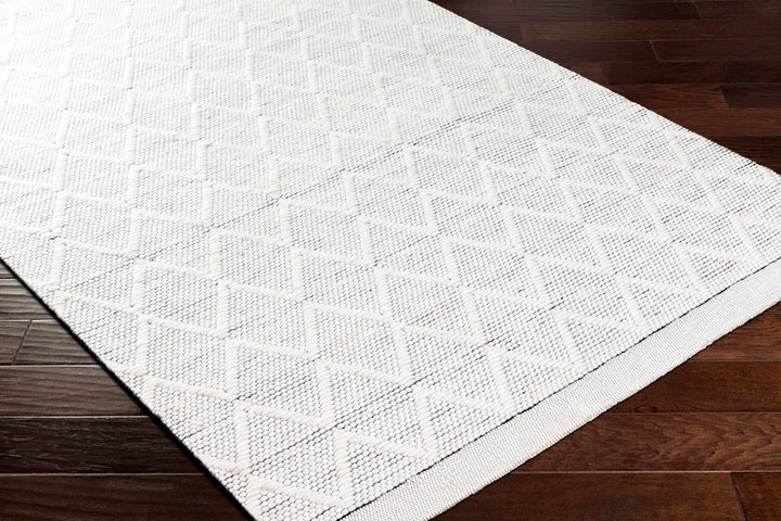 Bartimaeus Modern Geometrical White Area Rug - The Rug Decor