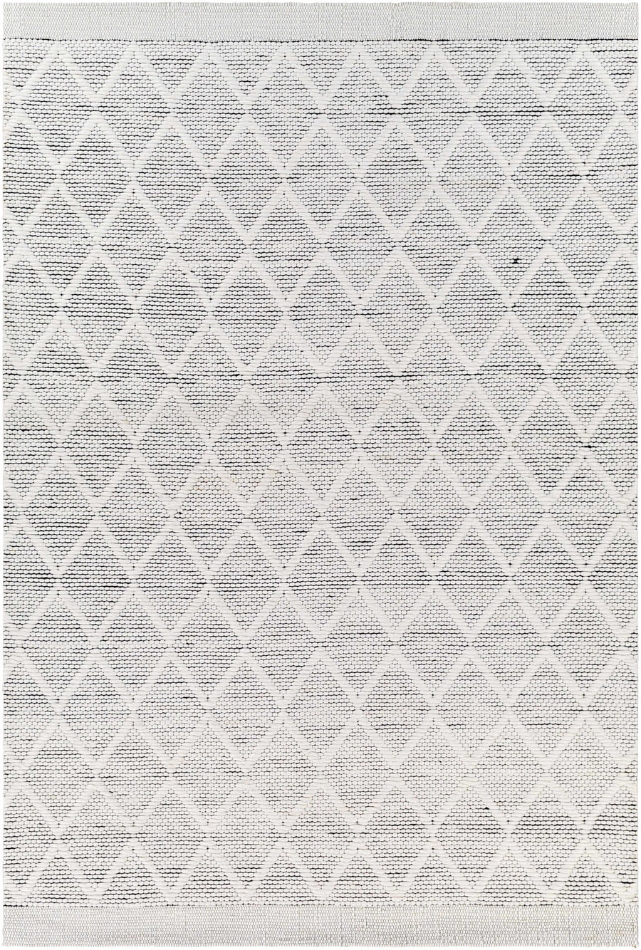Bartimaeus Modern Geometrical White Area Rug - The Rug Decor
