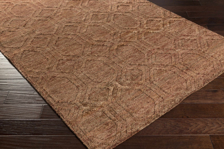 Bartlett Brown Contemporary Style Hand Knotted Area Rug - The Rug Decor