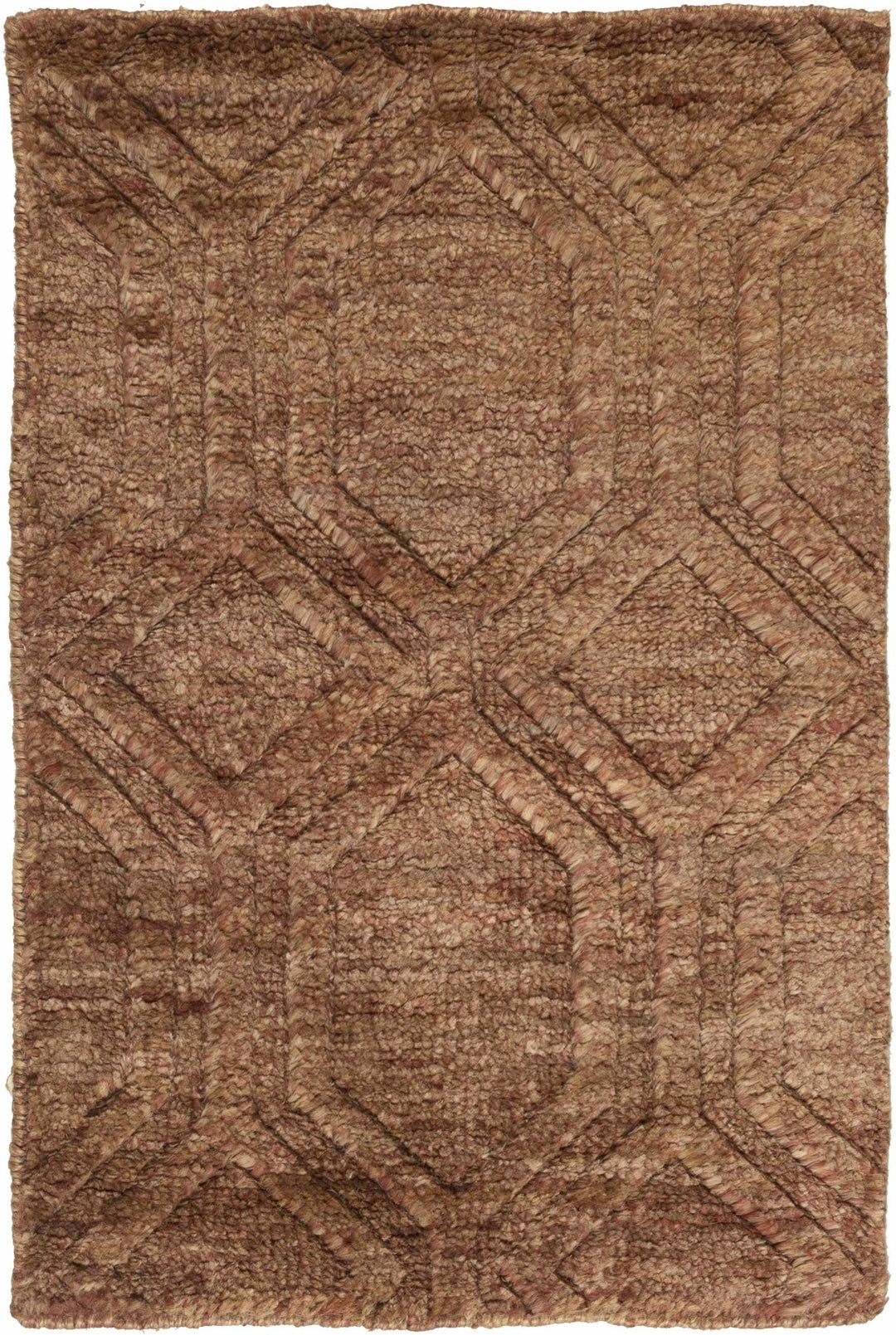 Bartlett Brown Contemporary Style Hand Knotted Area Rug - The Rug Decor