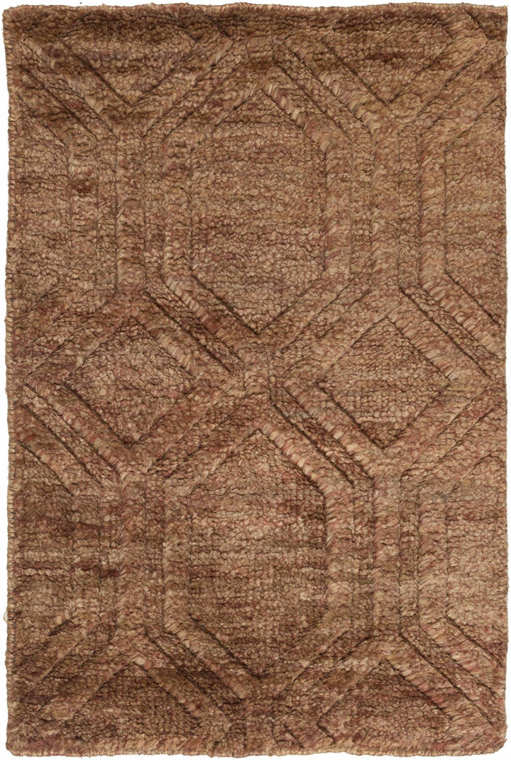 Bartlett Brown Contemporary Style Hand Knotted Area Rug - The Rug Decor