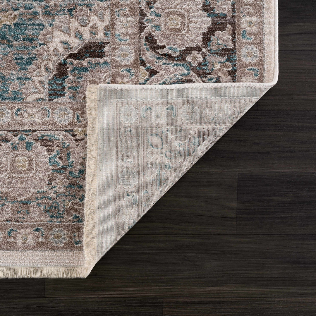 Baychester Traditional Brown Machine Woven Area Rug - The Rug Decor