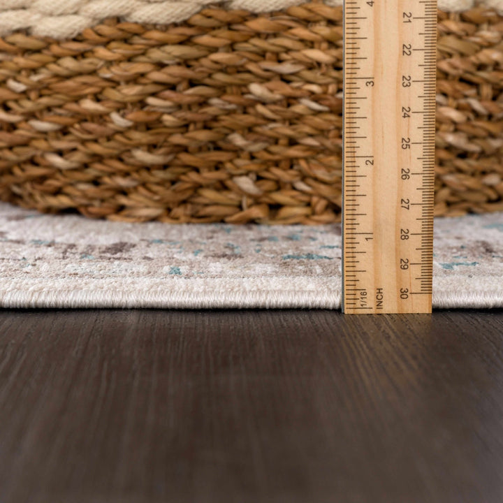 Baychester Traditional Brown Machine Woven Area Rug - The Rug Decor