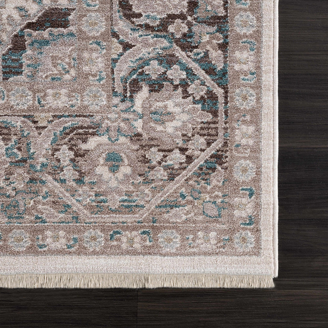 Baychester Traditional Brown Machine Woven Area Rug - The Rug Decor