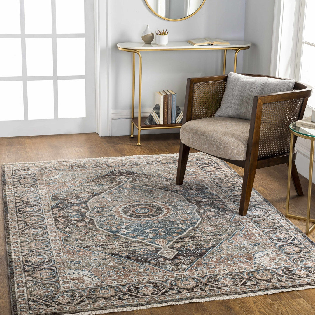 Baychester Traditional Style Brown Area Rug - The Rug Decor
