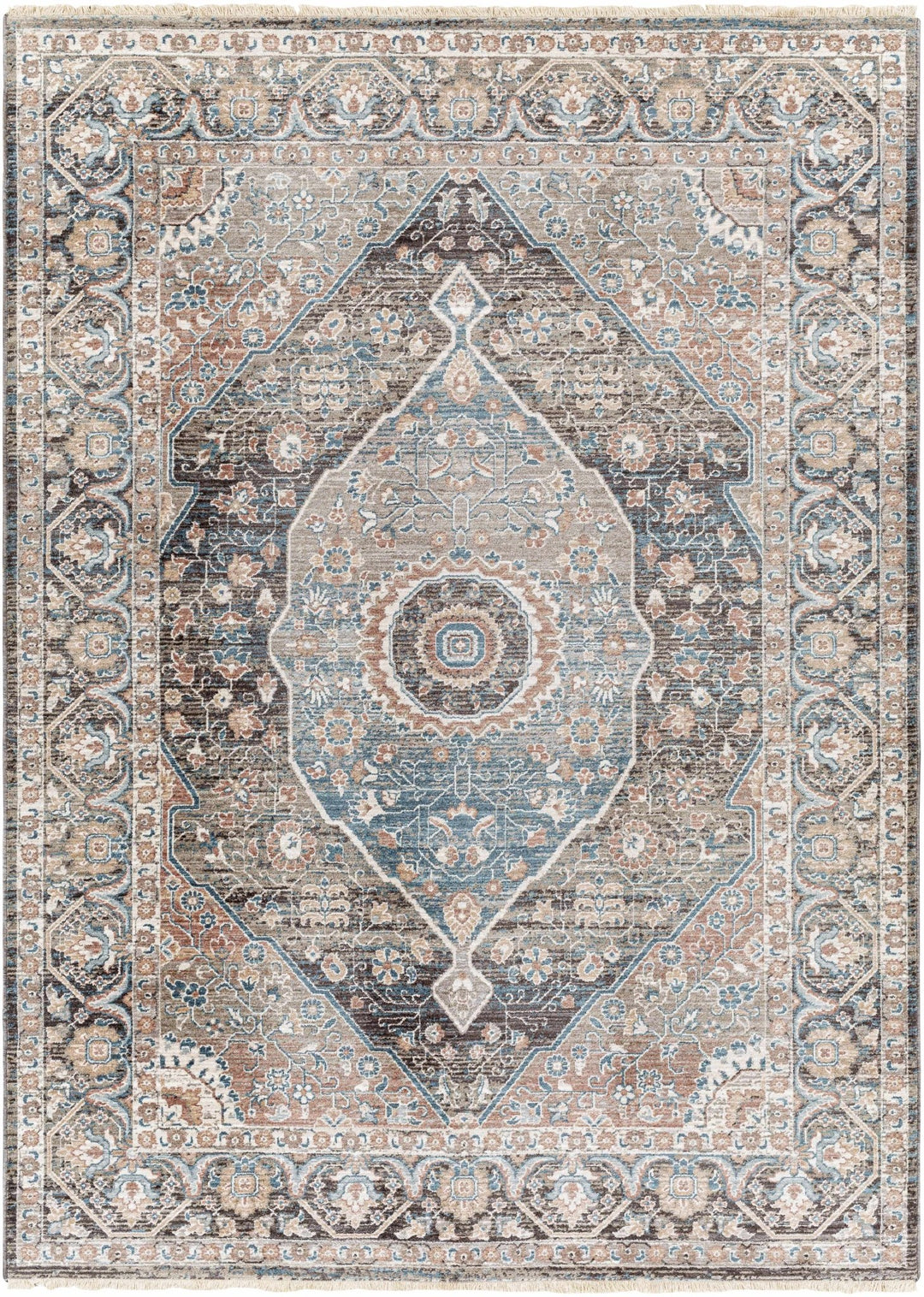 Baychester Traditional Style Brown Area Rug - The Rug Decor