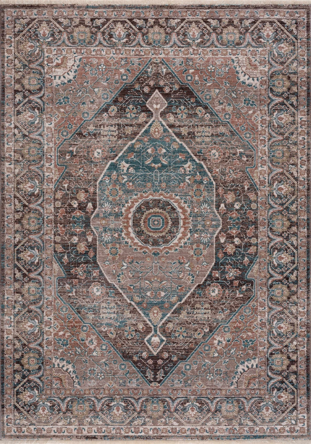 Baychester Traditional Style Brown Area Rug - The Rug Decor