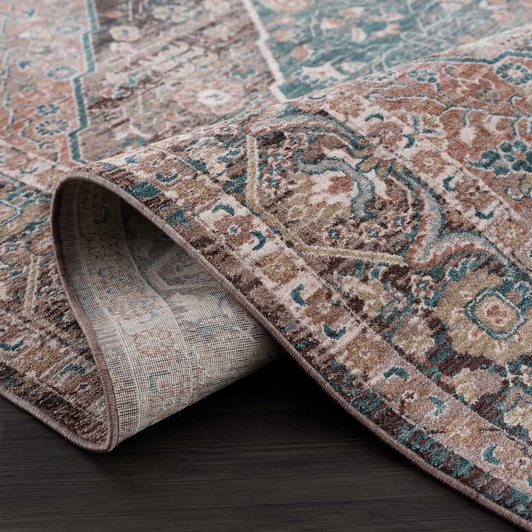 Baychester Traditional Style Brown Area Rug - The Rug Decor