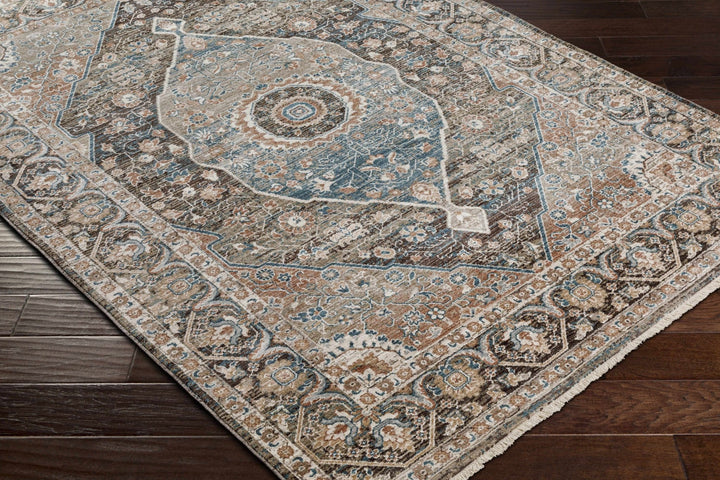Baychester Traditional Style Brown Area Rug - The Rug Decor