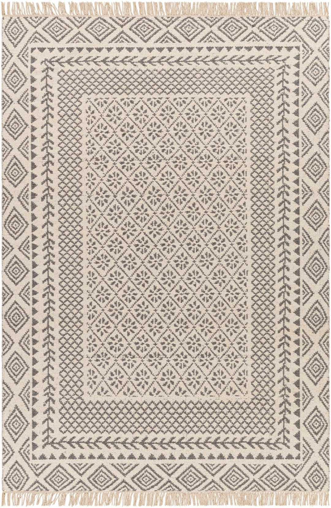 Bayou Bohemian Beige And Gray Area Rug - The Rug Decor