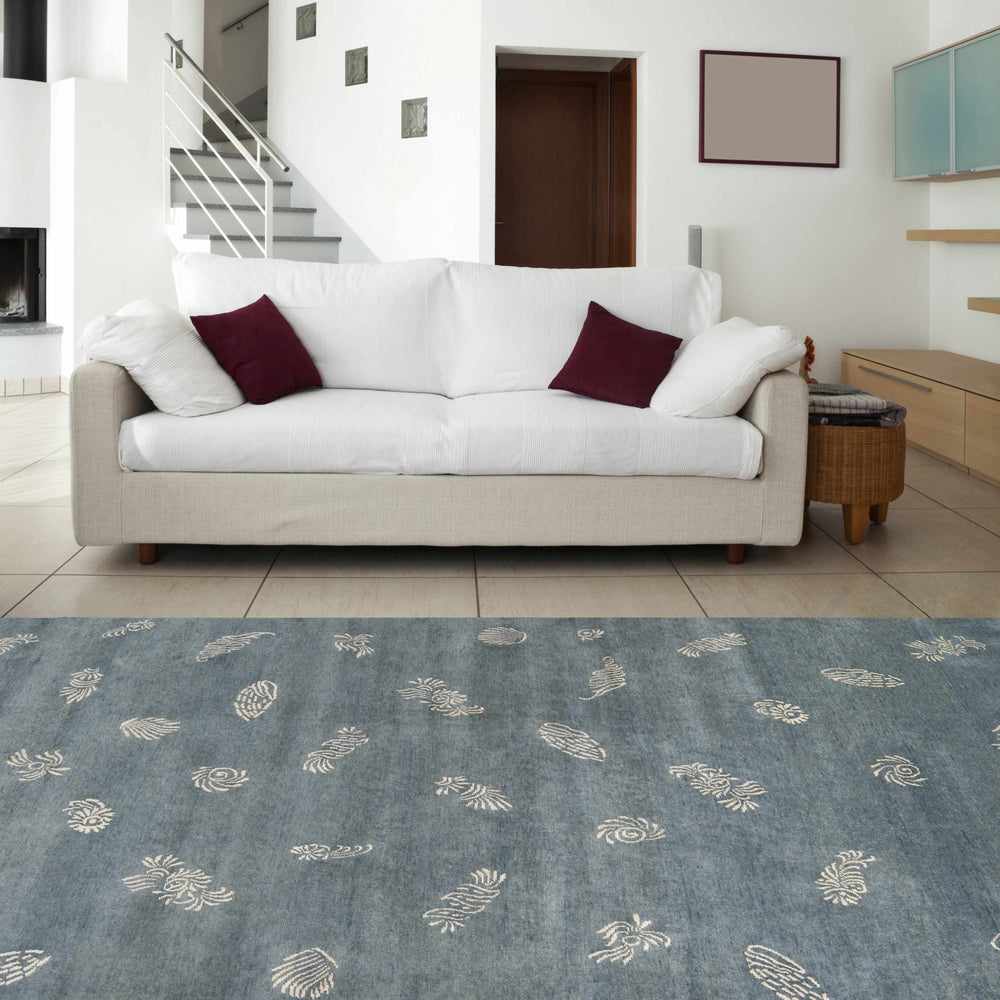 Beach Gray And Beige Area Rug - The Rug Decor