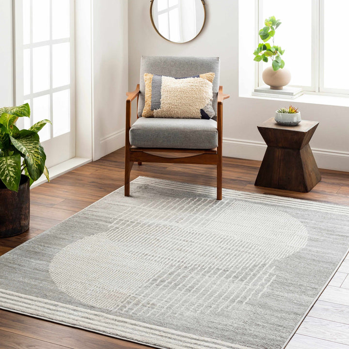 Beauregard Contemporary Style Gray Area Rug - The Rug Decor