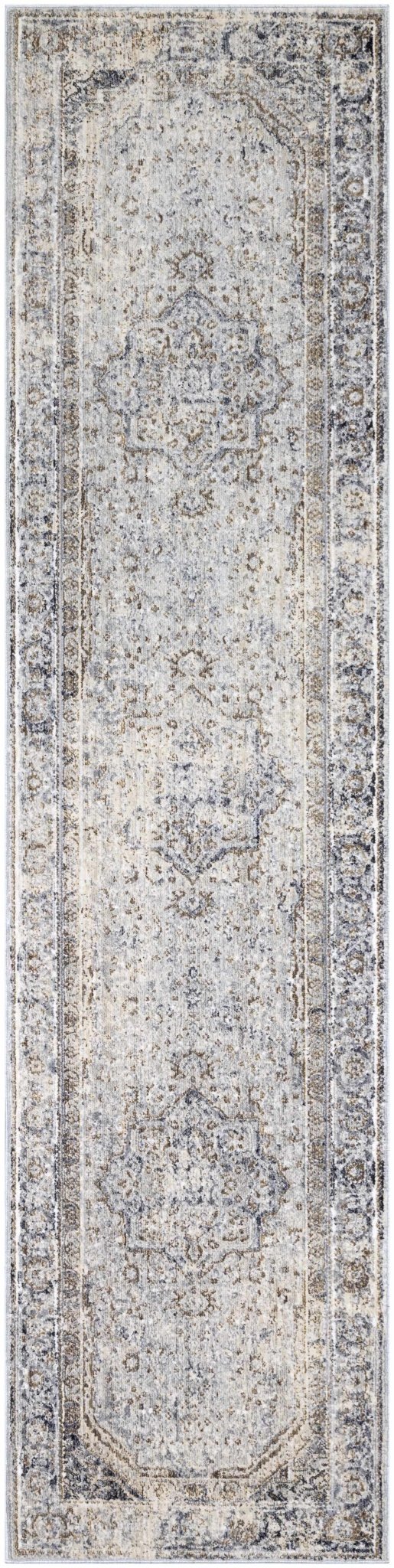 Beebe Traditional Style Brown And Gray Area Rug - The Rug Decor