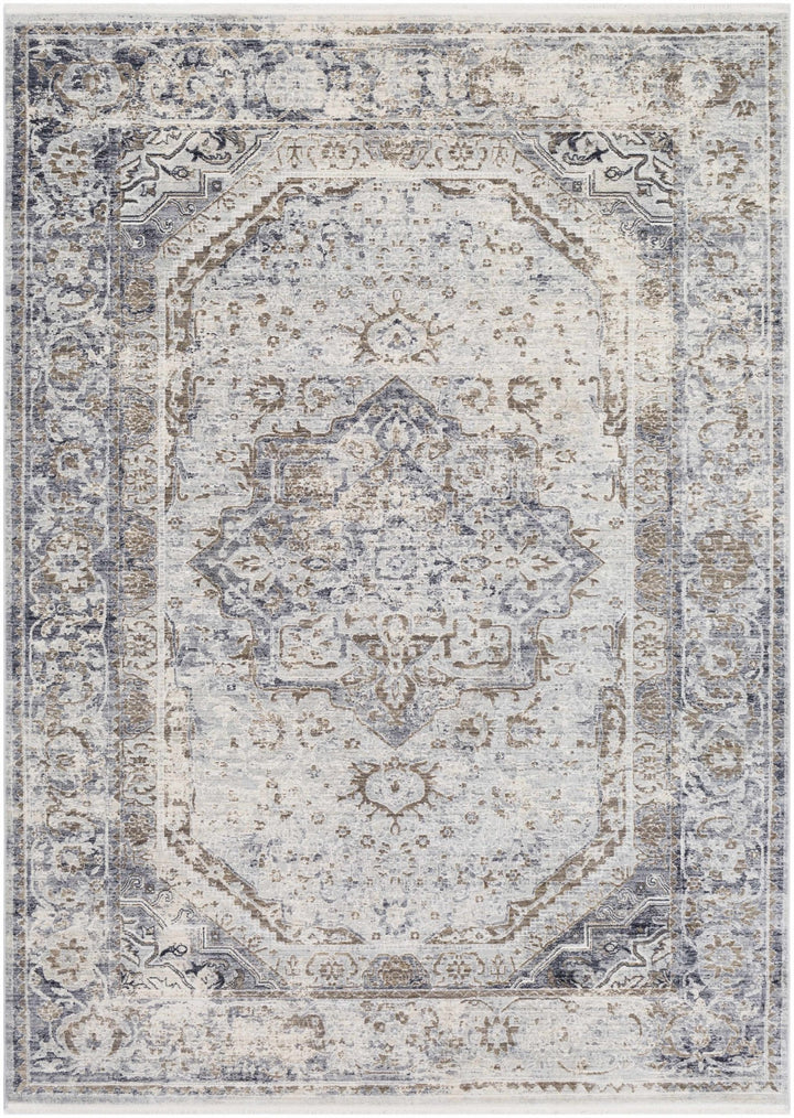 Beebe Traditional Style Brown And Gray Area Rug - The Rug Decor
