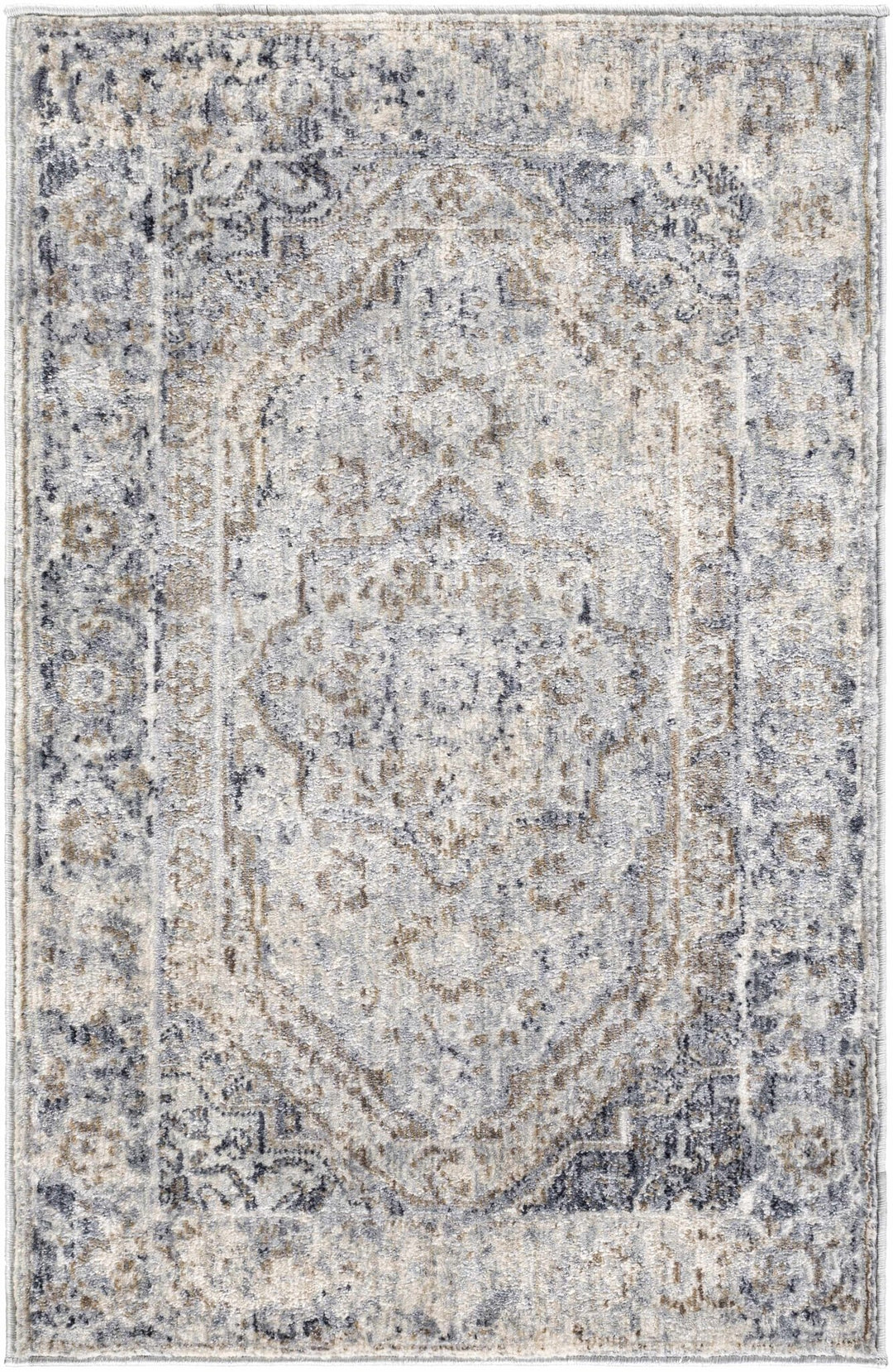 Beebe Traditional Style Brown And Gray Area Rug - The Rug Decor