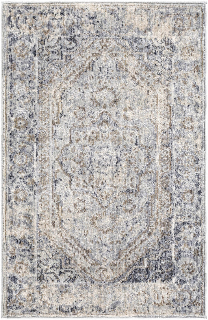 Beebe Traditional Style Brown And Gray Area Rug - The Rug Decor