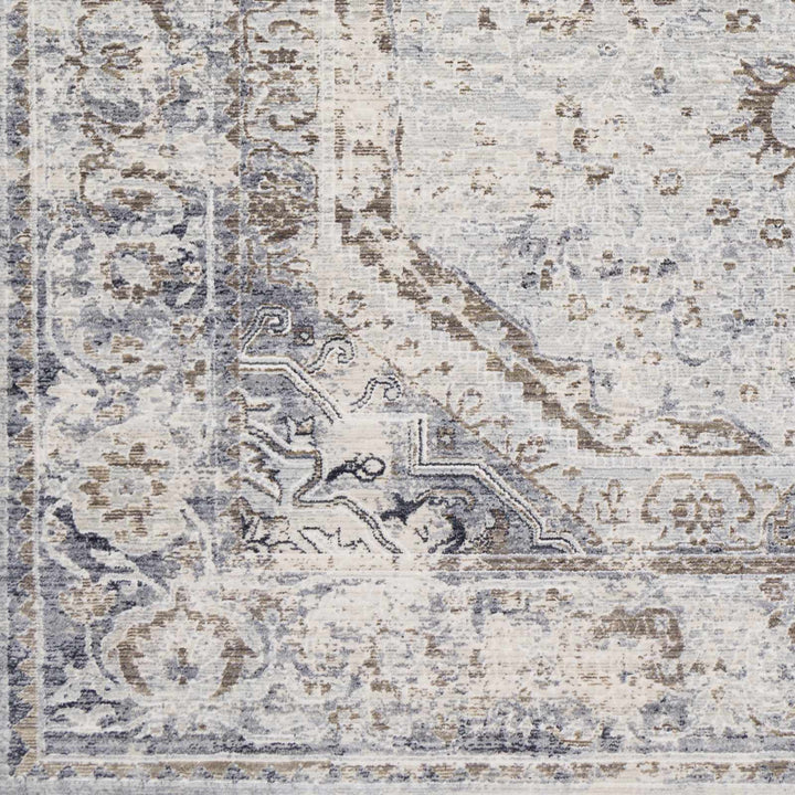 Beebe Traditional Style Brown And Gray Area Rug - The Rug Decor