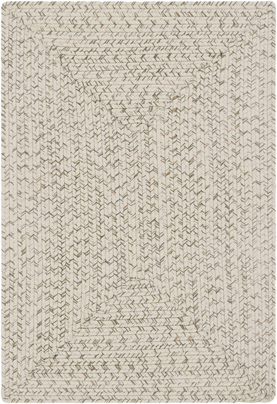 Beige and Brown Chevron Design Jute Braided Outdoor safe area Rug - The Rug Decor