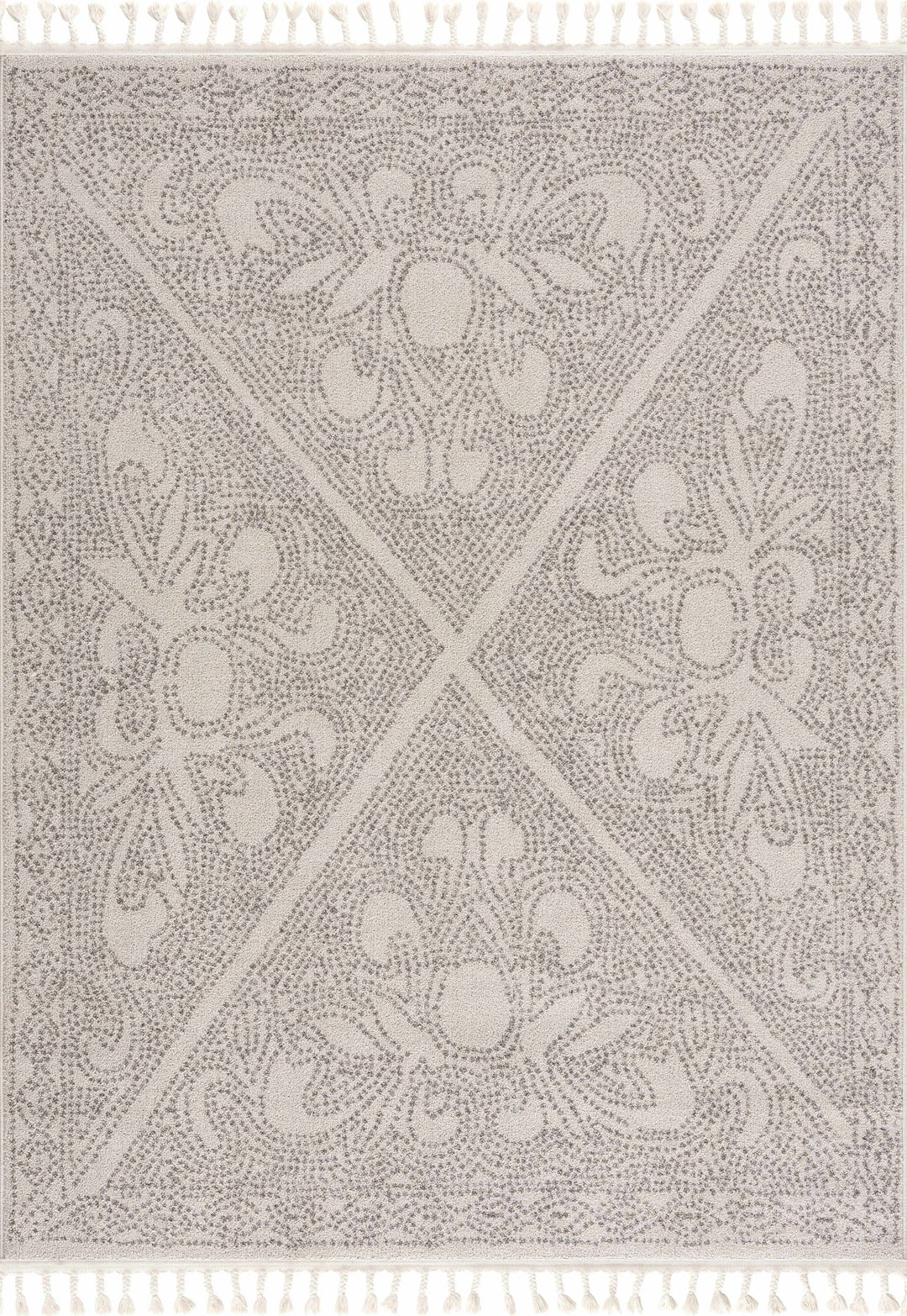 Beige and Brown Contemporary Large Design Area Rug - The Rug Decor