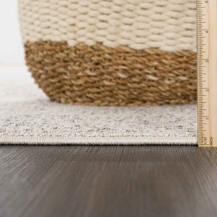 Beige and Brown Contemporary Large Design Area Rug - The Rug Decor