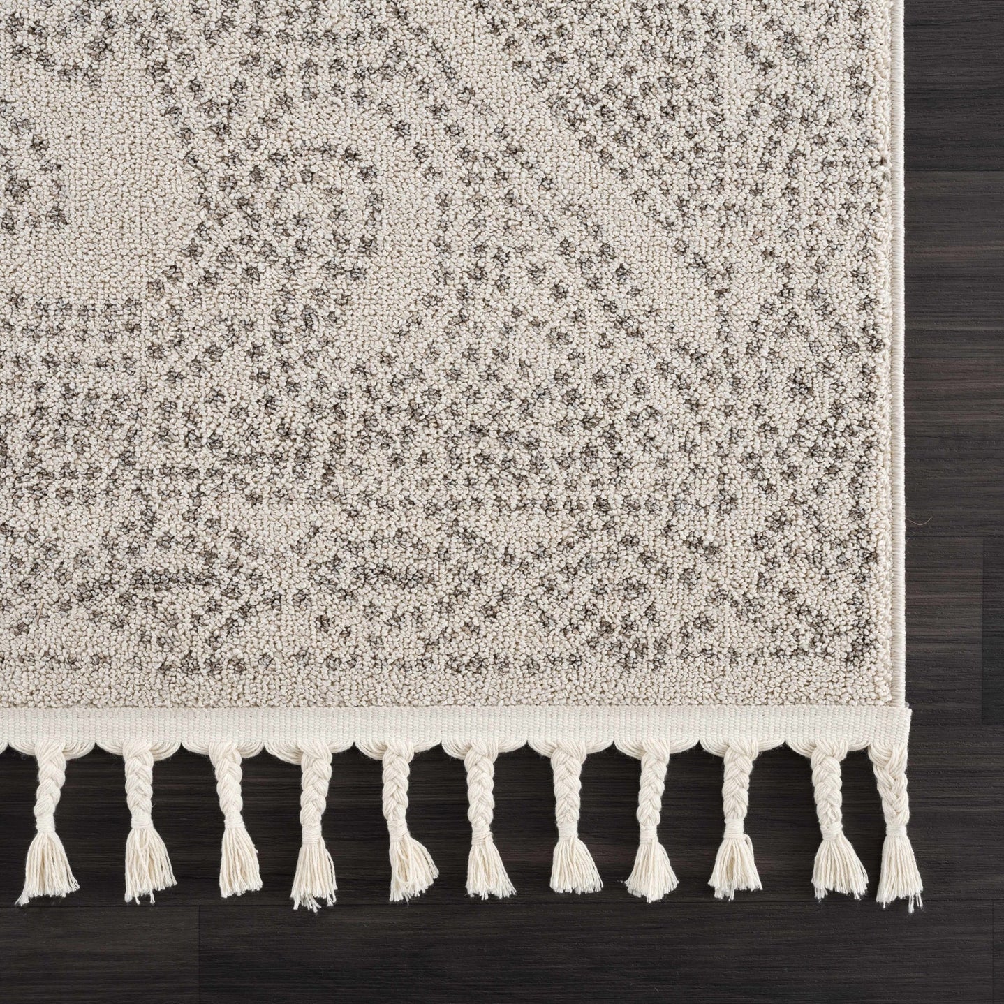 Beige and Brown Contemporary Large Design Area Rug - The Rug Decor