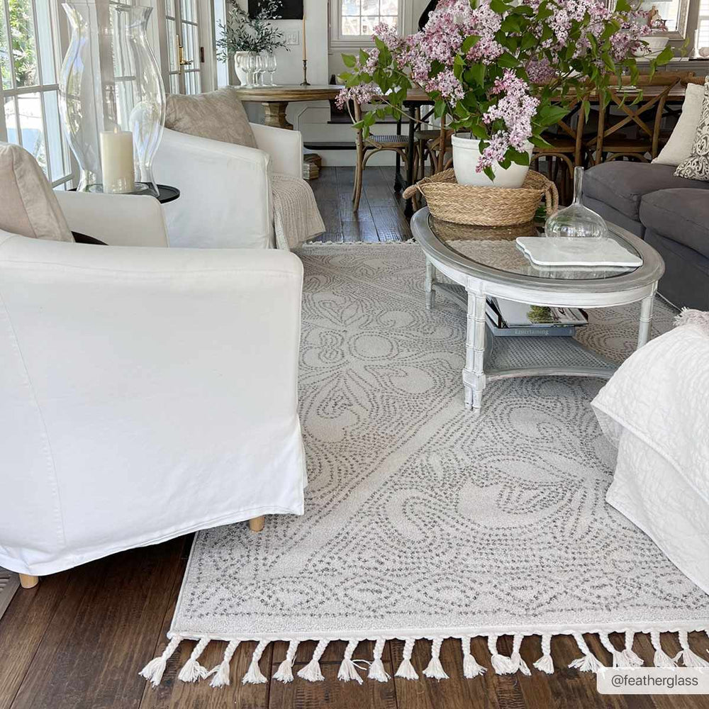Beige and Brown Contemporary Large Design Area Rug - The Rug Decor