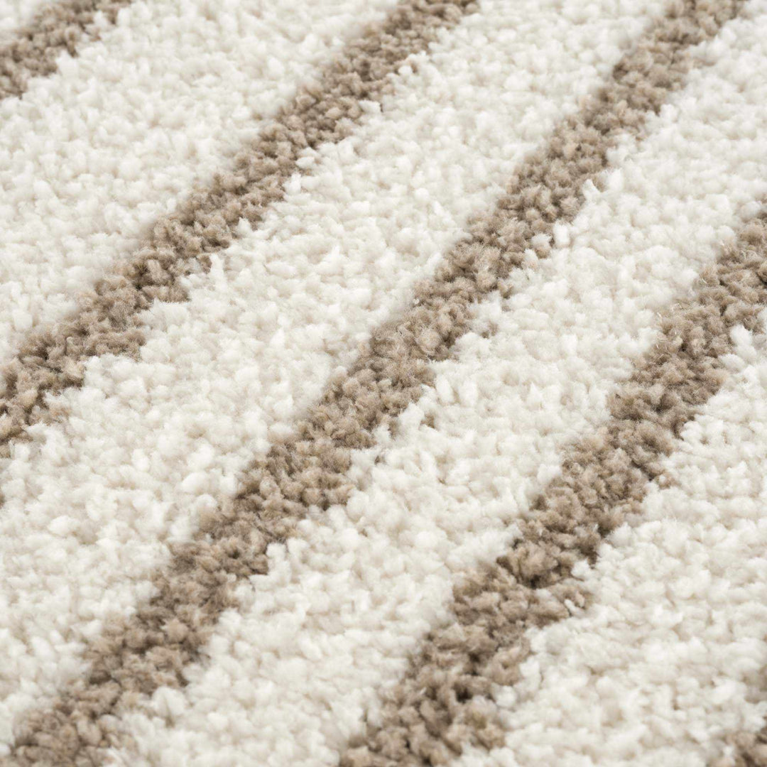 Beige And Brown Modern Style Area Rug - The Rug Decor