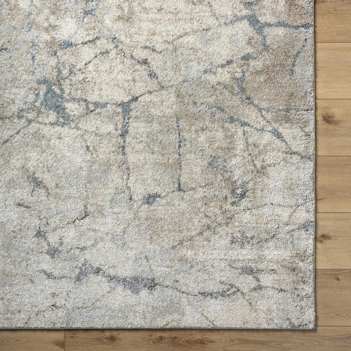 Beige And Gray Contemporary Abstract Woven Rug - The Rug Decor