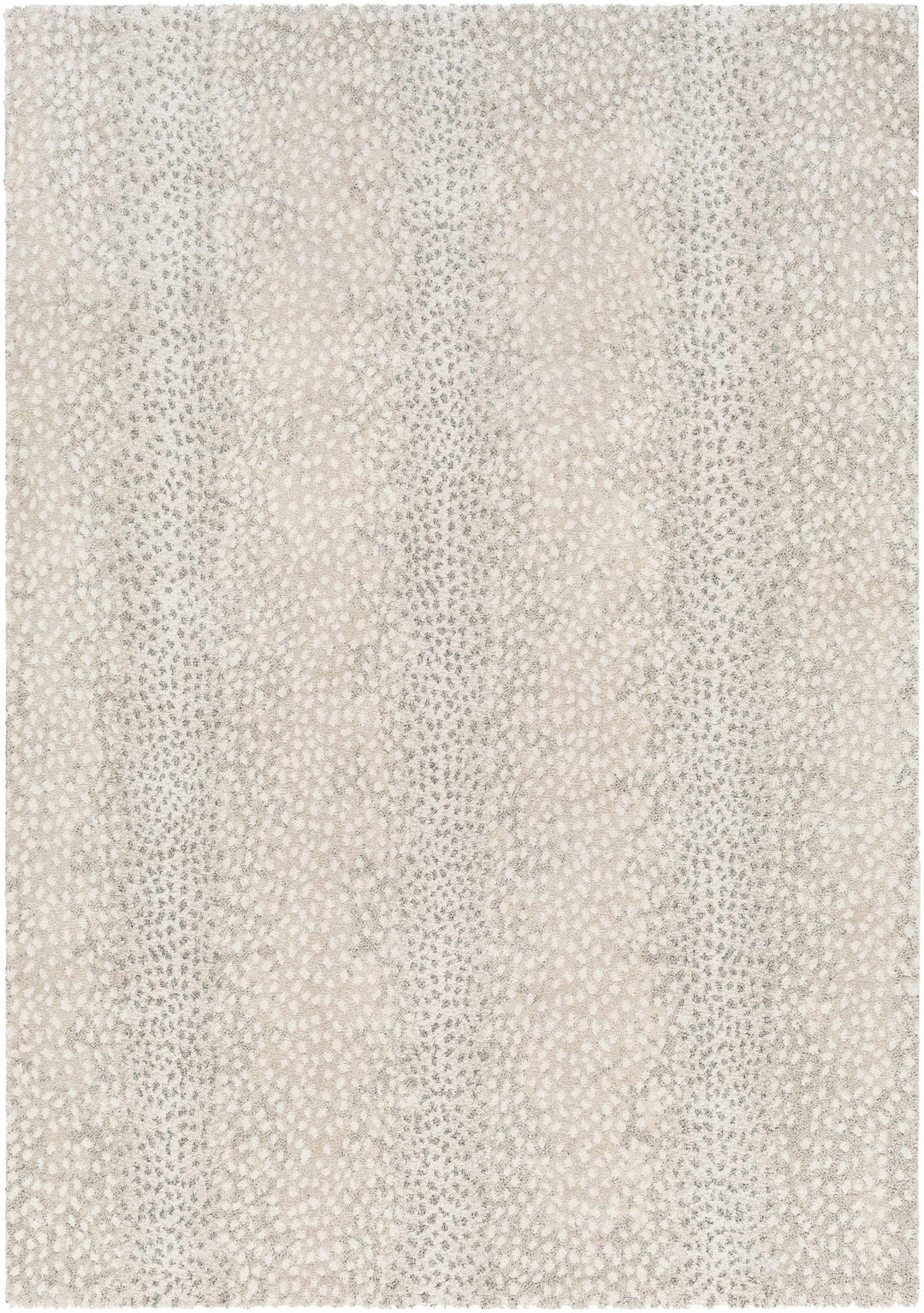 Beige And Gray Contemporary Style Machine Woven Rug - The Rug Decor