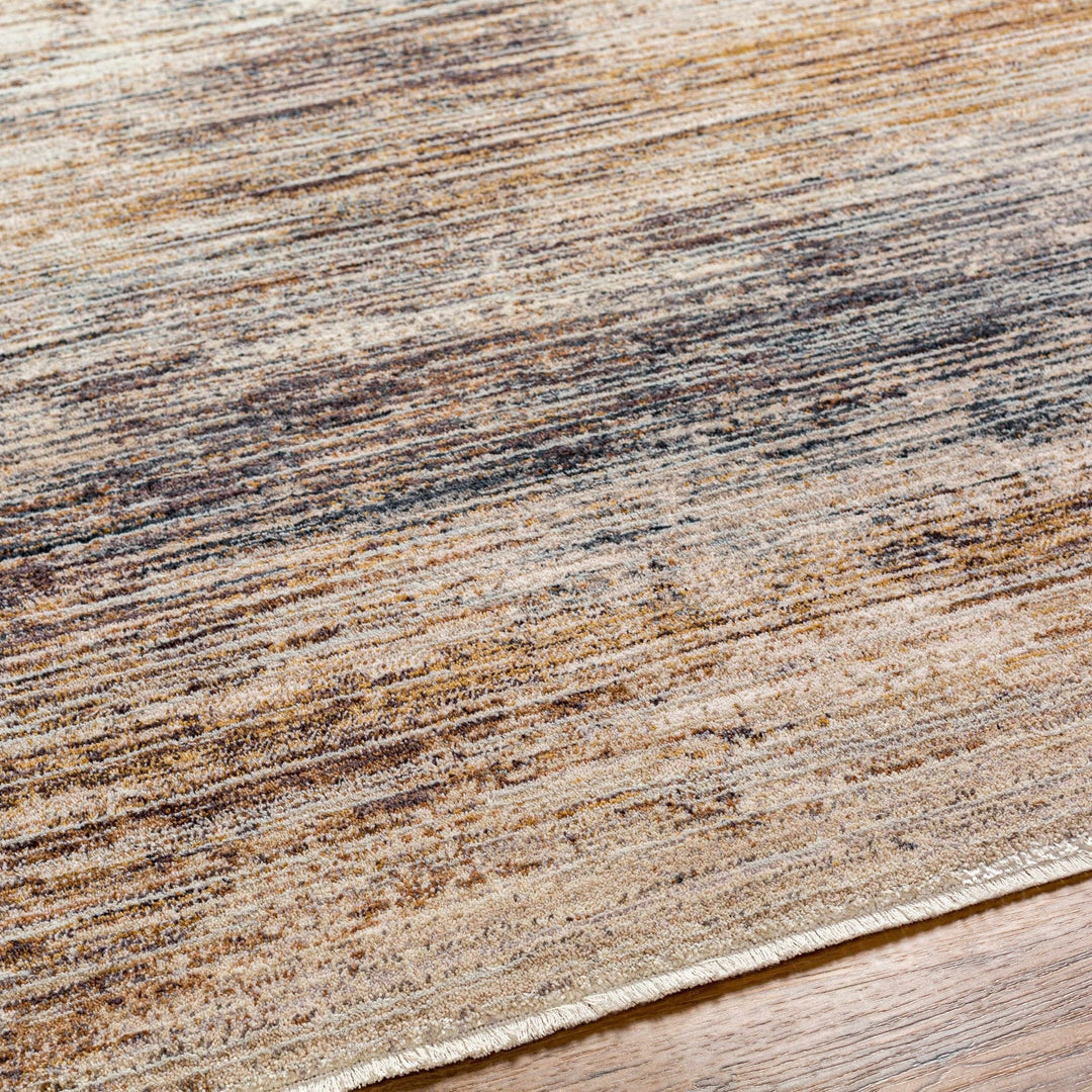 Beige And Ivory Contemporary Style Machine Woven Rug - The Rug Decor