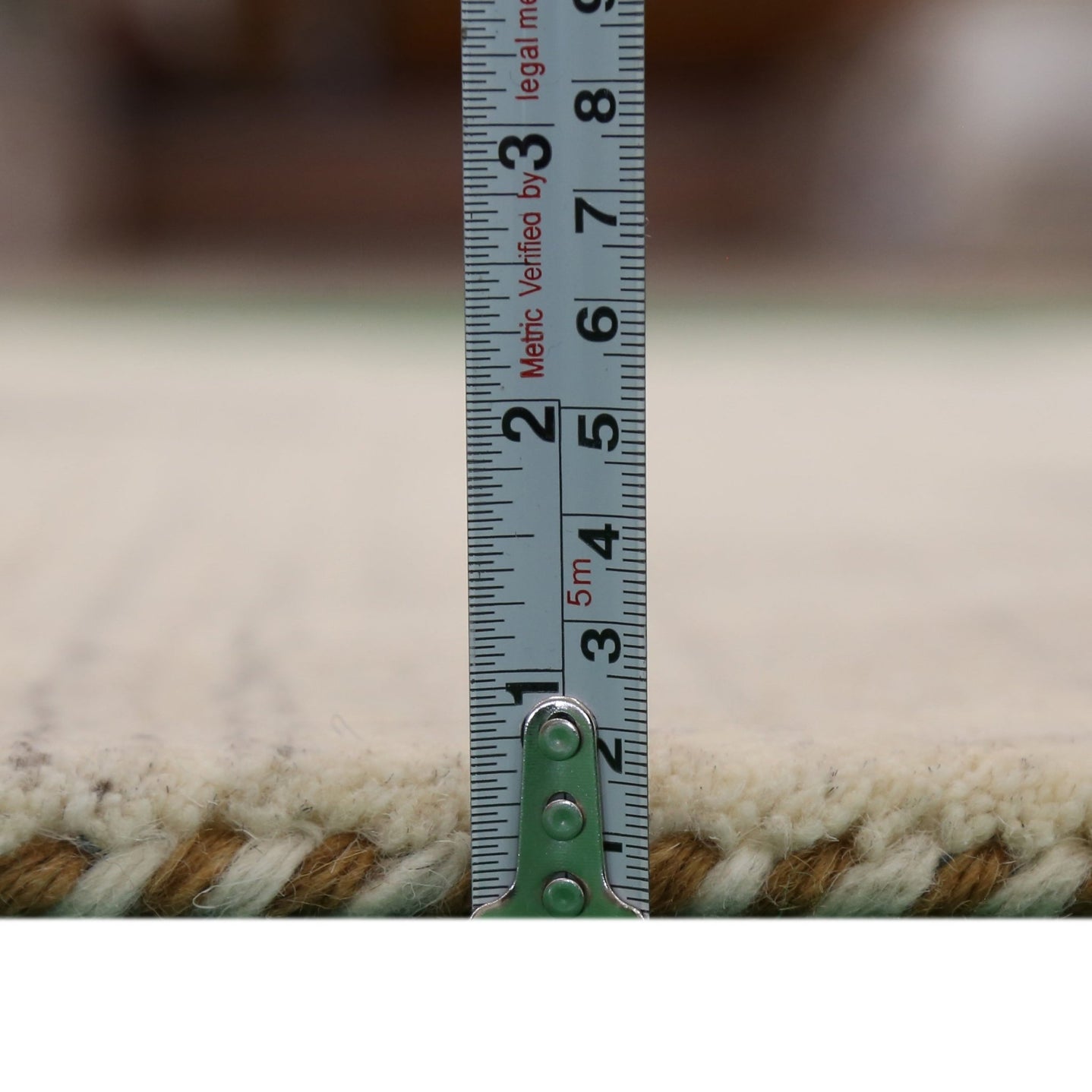 Beige Center Medallion Design Hand Loomed Wool Area Rug - The Rug Decor