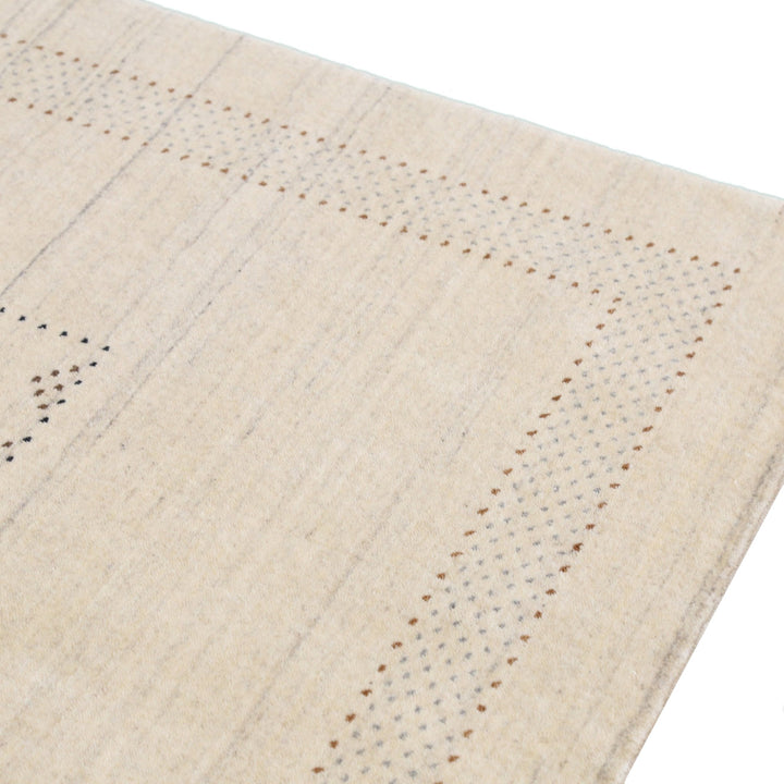Beige Gabbeh Design Hand Loomed Wool Area Rug - The Rug Decor