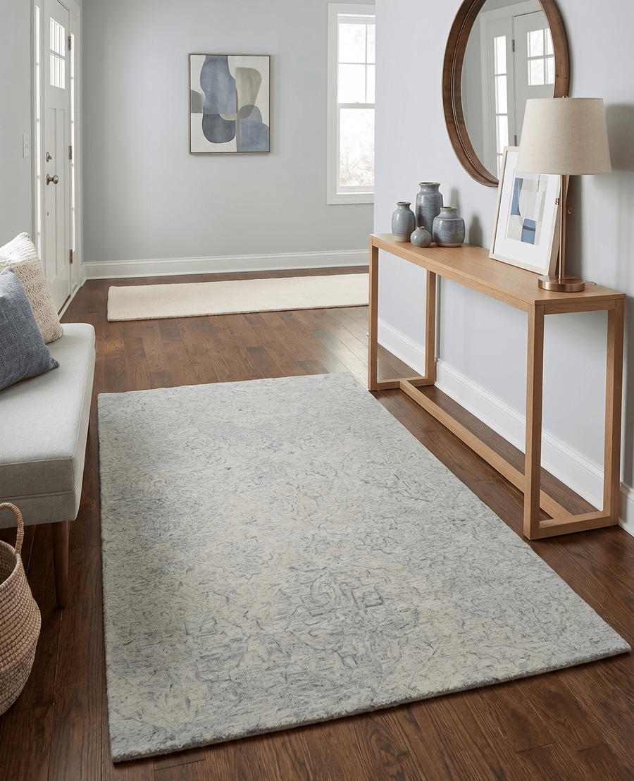 Beige Modern Style Hand Tufted Area Wool Area Rug - The Rug Decor