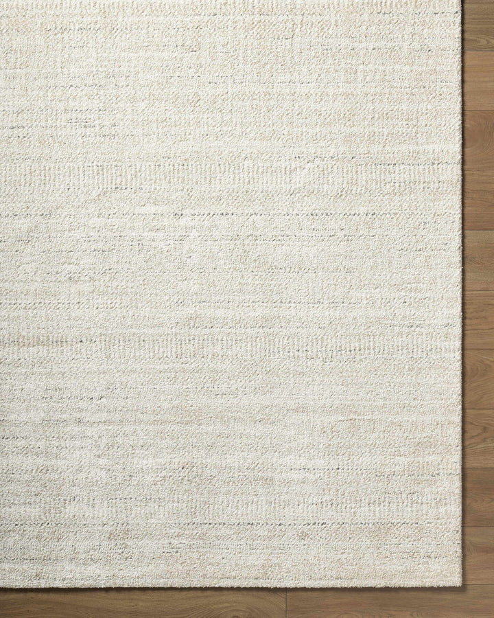 Beige Solid Contemporary Style Machine Woven Area Rug - The Rug Decor